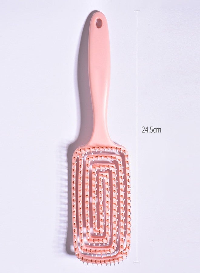 TEUOPIOE Wet Brushes for Women unfold Detangling Brush Detangling Brush for Curly Hair Professional Curved Hairbrush Easy Detangling Vented Hair Styling Comb for Home Salon Use - Image 3
